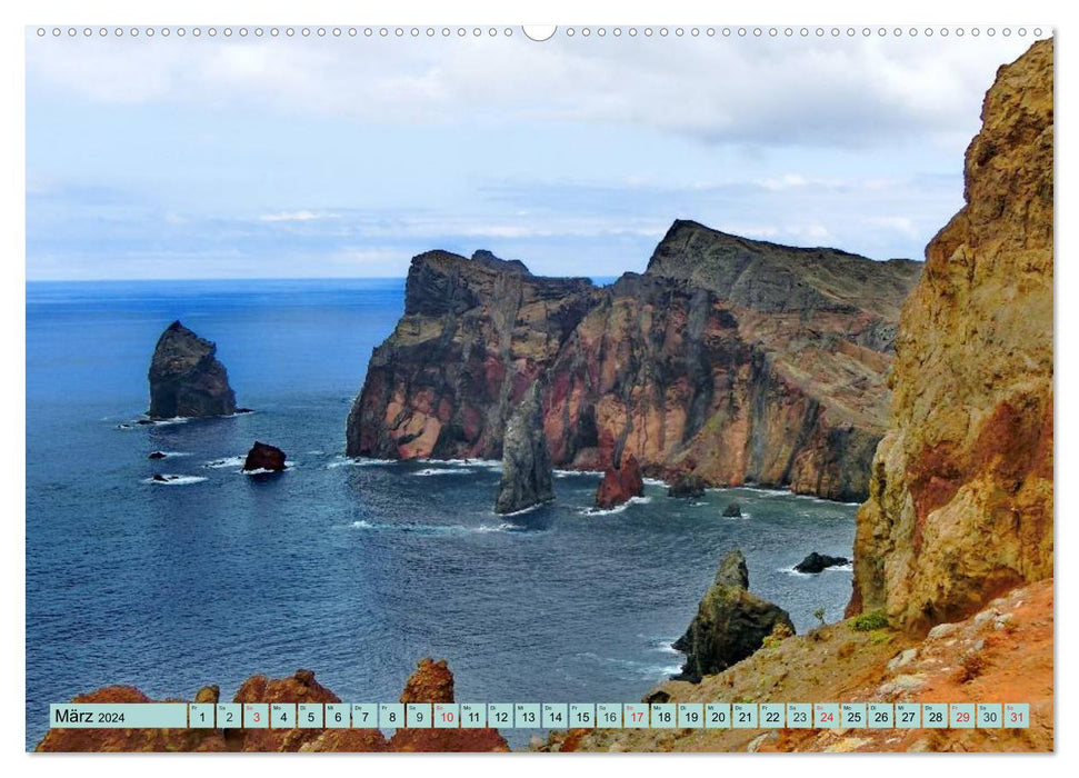 Die Insel Madeira (CALVENDO Wandkalender 2024)