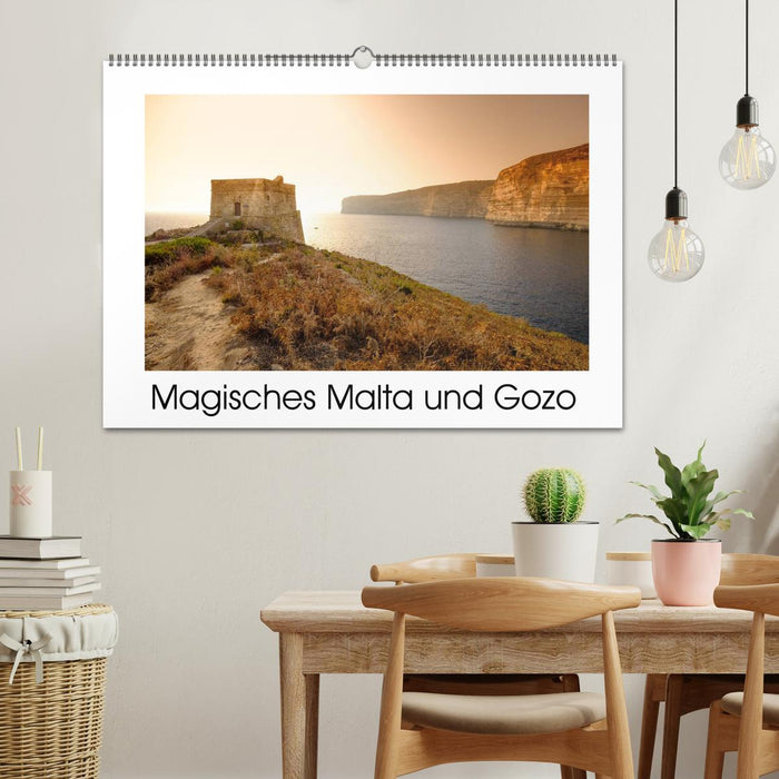 Magisches Malta und Gozo (CALVENDO Wandkalender 2024)