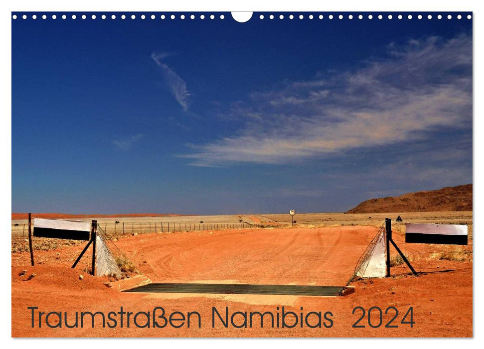 Dream roads of Namibia (CALVENDO wall calendar 2024) 