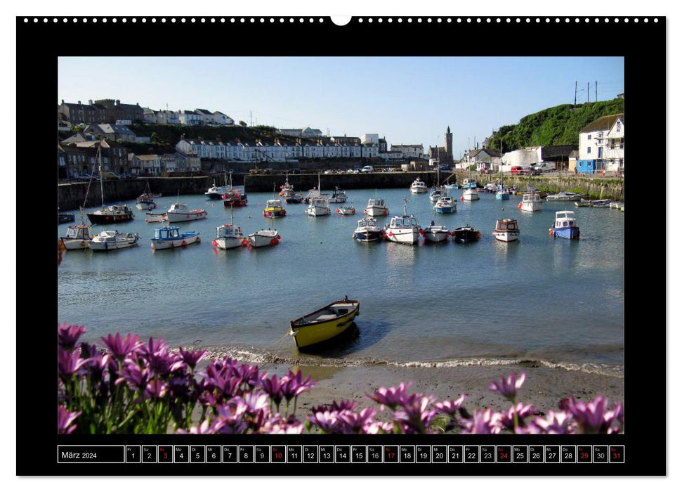 Romantisches Fernweh - Südengland & Cornwall 2024 (CALVENDO Premium Wandkalender 2024)