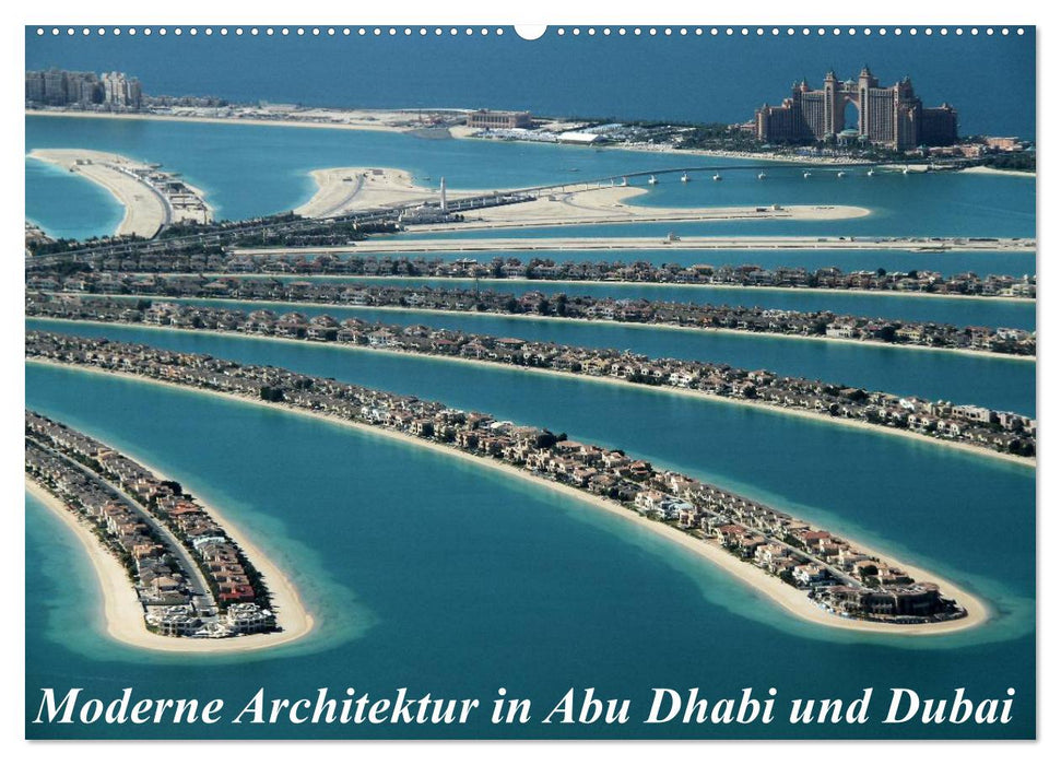 Moderne Architektur in Abu Dhabi und Dubai (CALVENDO Wandkalender 2024)