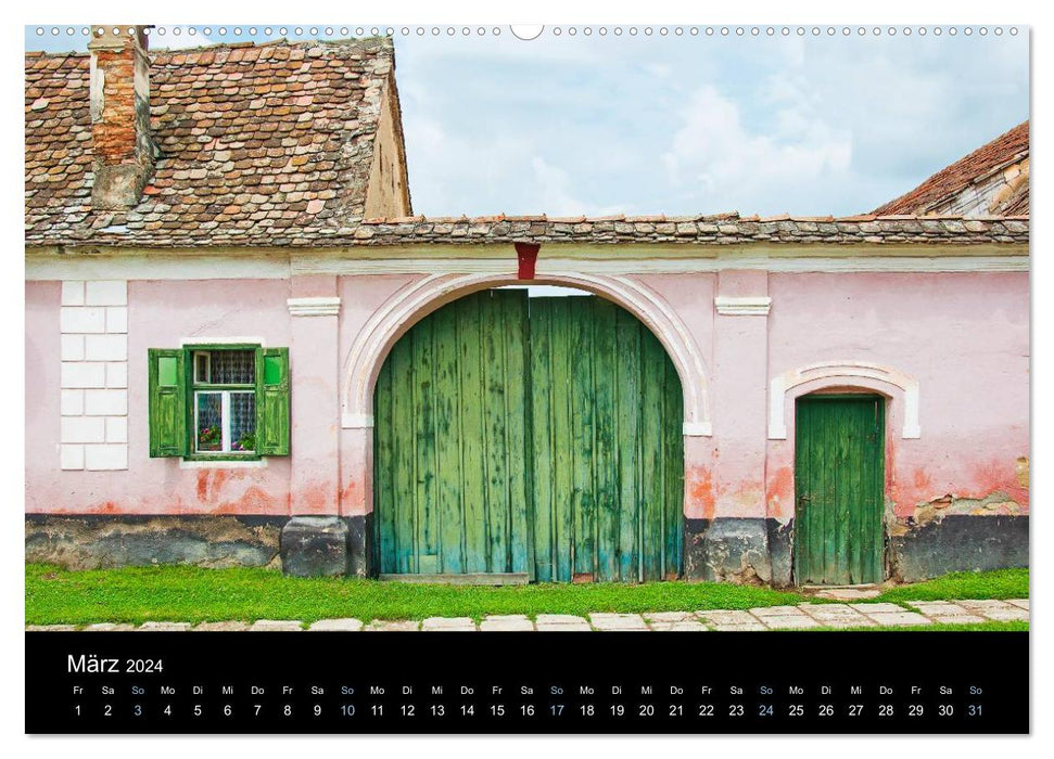 Farmhouses in Transylvania (CALVENDO Premium Wall Calendar 2024) 