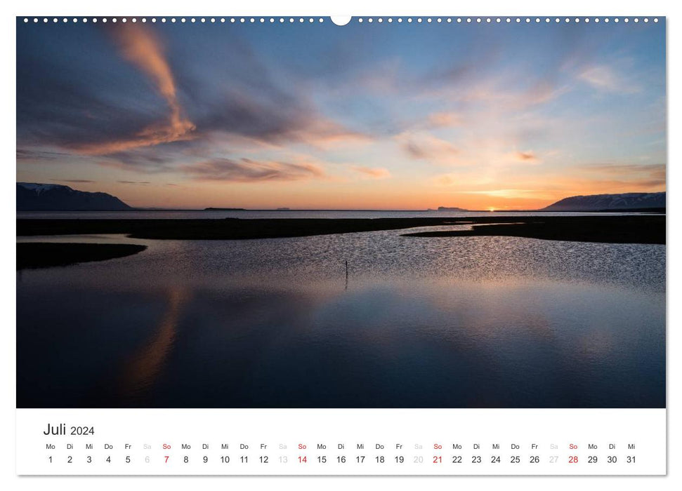 Fernweh 2024 – Islands weite Landschaften (CALVENDO Premium Wandkalender 2024)