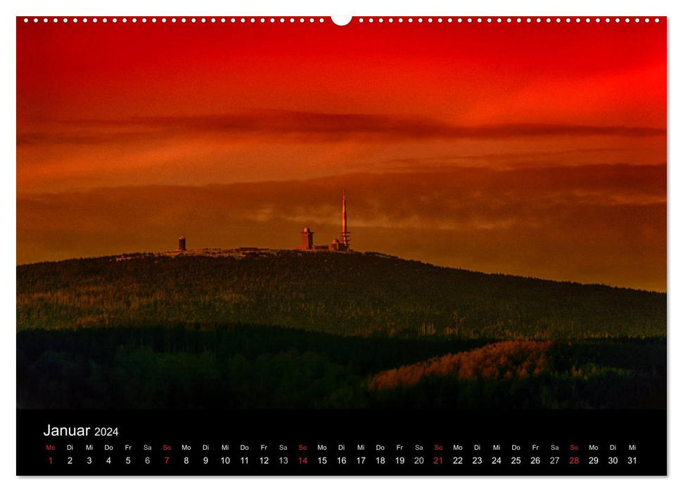 Mystical Blocksberg in the legendary Harz (CALVENDO wall calendar 2024) 