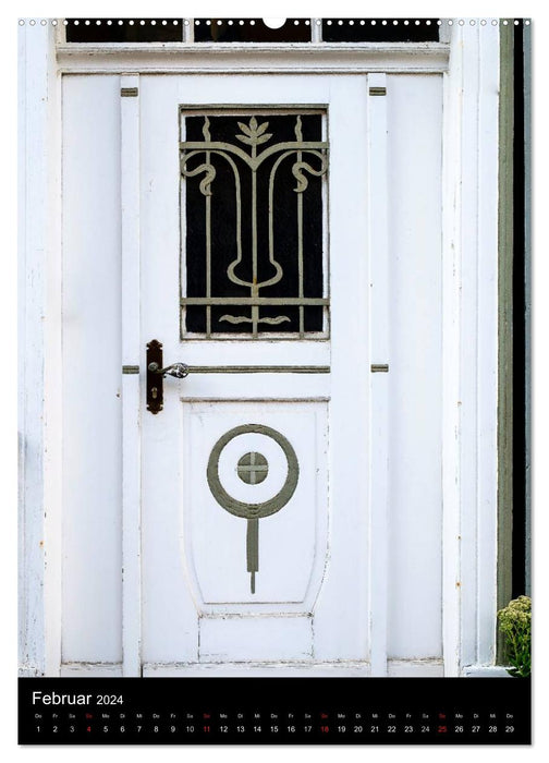 Doors and portals from Warburg/Westphalia (CALVENDO Premium Wall Calendar 2024) 