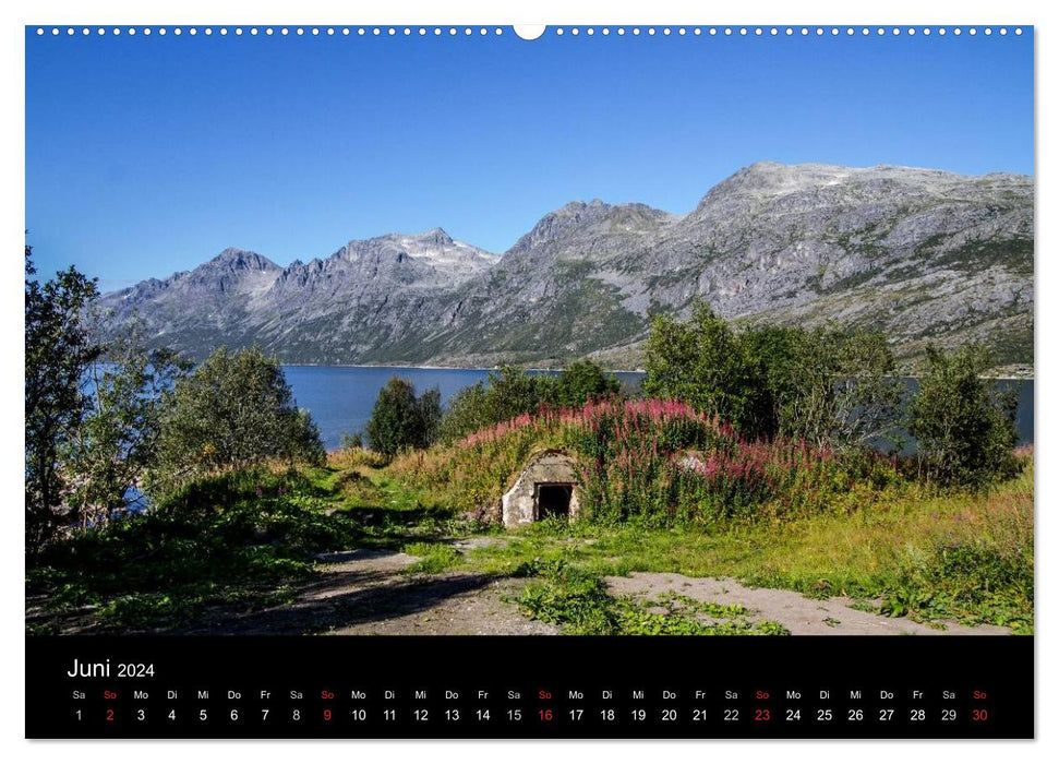 Nördliches Norwegen (CALVENDO Wandkalender 2024)