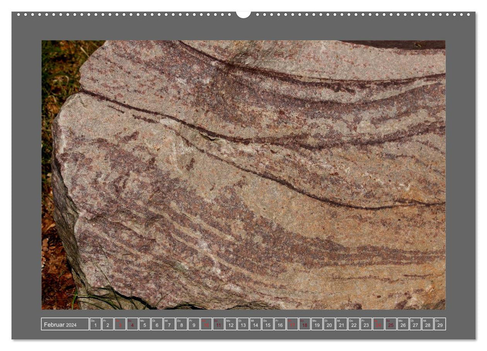 Gesteine und mineralische Bildungen (CALVENDO Premium Wandkalender 2024)