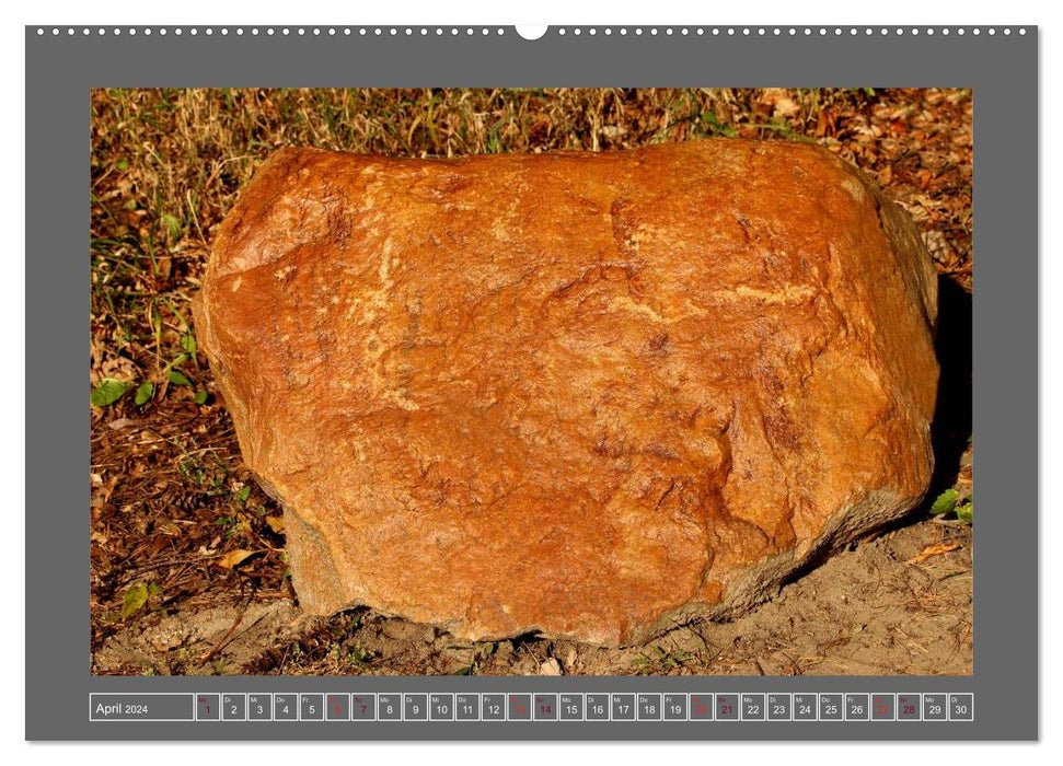 Rocks and mineral formations (CALVENDO Premium Wall Calendar 2024) 
