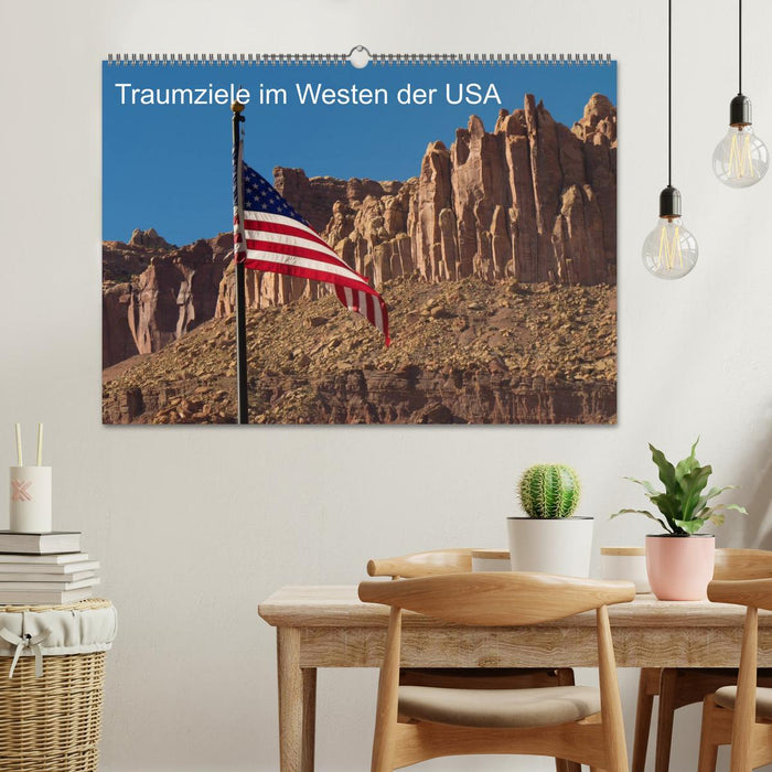 Dream landscapes in the western USA (CALVENDO wall calendar 2024) 