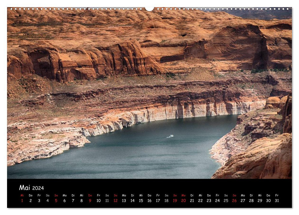 Dream landscapes in the western USA (CALVENDO wall calendar 2024) 