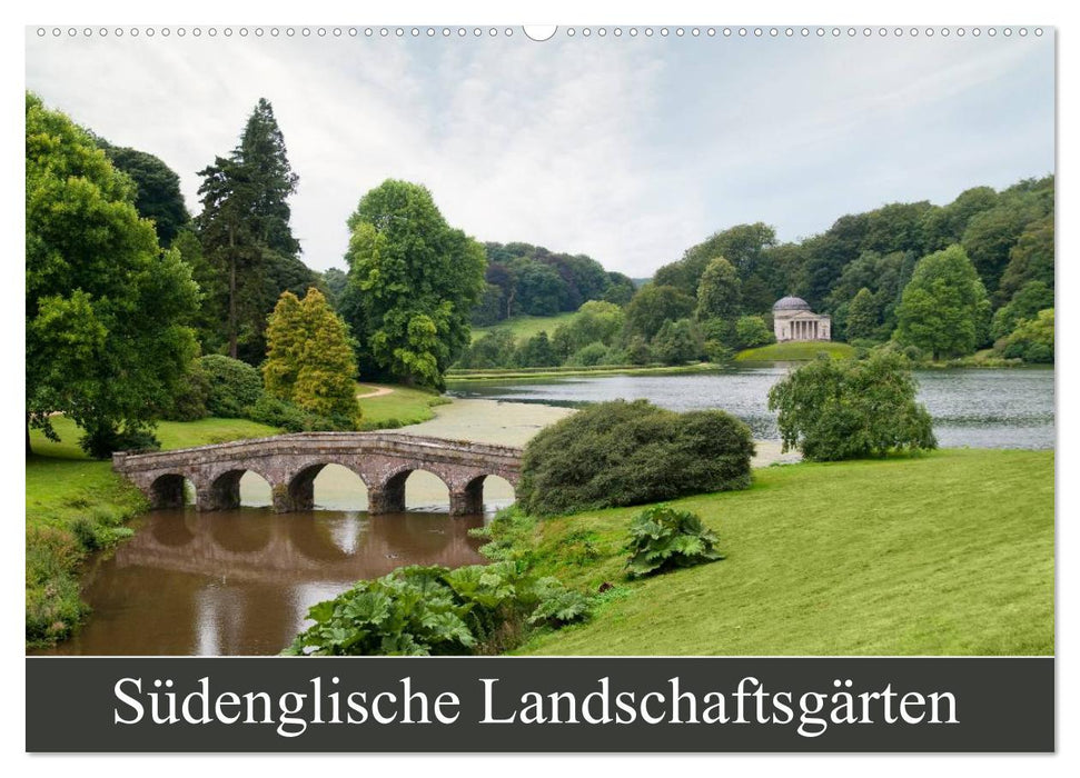 Südenglische Landschaftsgärten (CALVENDO Wandkalender 2024)