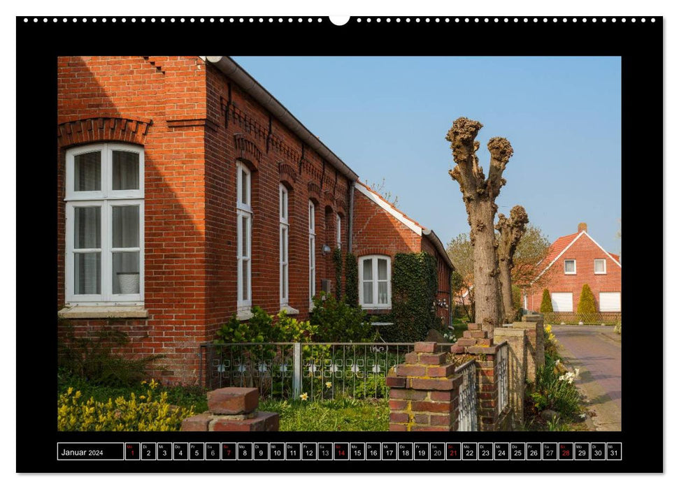 Rysum - Warfendorf in East Frisia (CALVENDO Premium Wall Calendar 2024) 