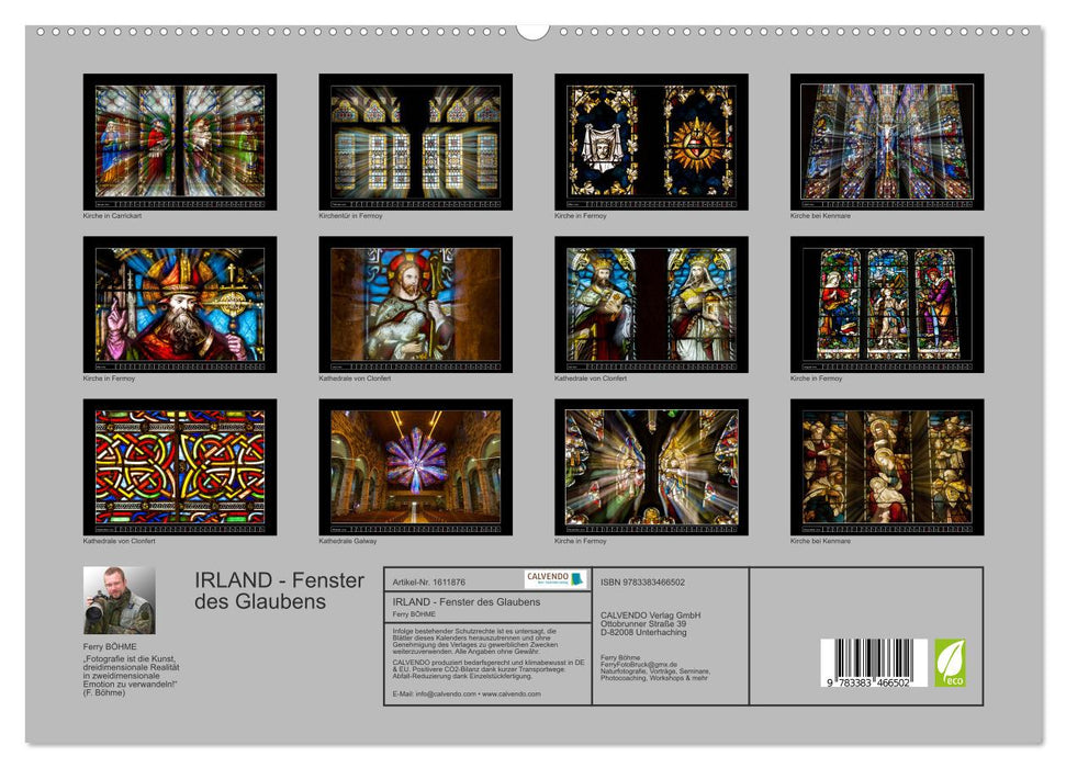 IRLAND - Fenster des Glaubens (CALVENDO Premium Wandkalender 2024)