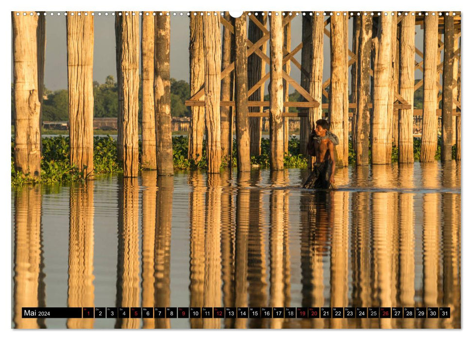Myanmar - Burma (CALVENDO Premium Wall Calendar 2024) 