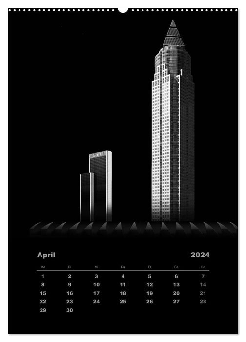 Mystic Skyscraper – Architectural Masterpieces (CALVENDO Wall Calendar 2024) 