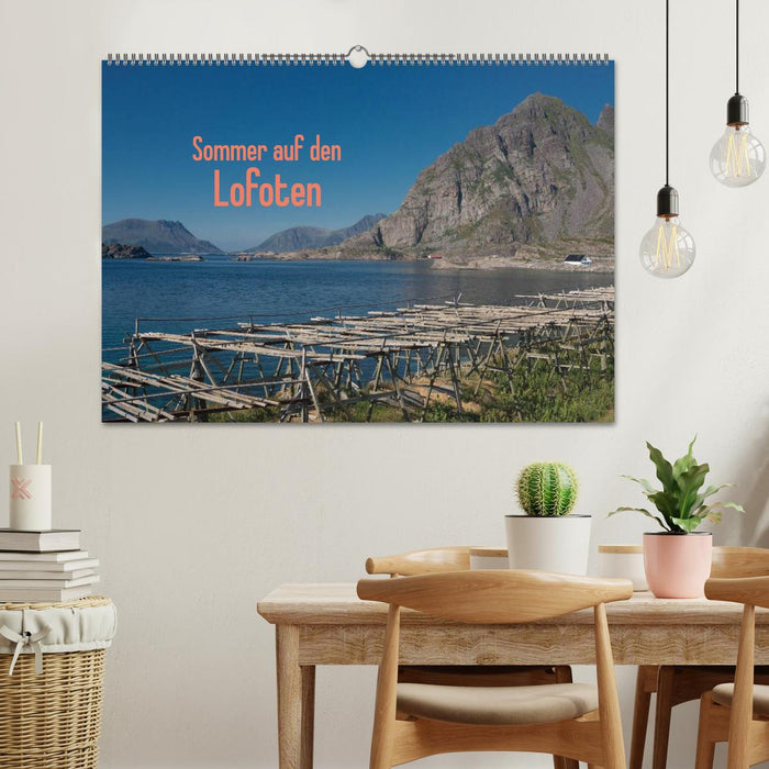 Sommer auf den Lofoten (CALVENDO Wandkalender 2024)
