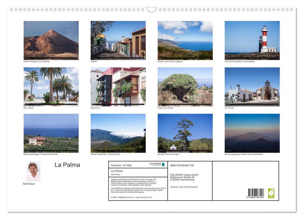 Fascinating La Palma (CALVENDO wall calendar 2024) 