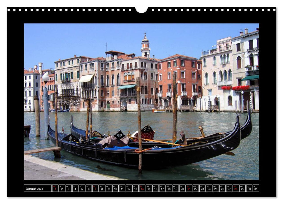 Romantisches Fernweh - Venedig (CALVENDO Wandkalender 2024)