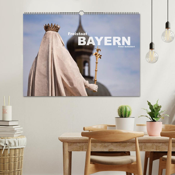 Free State of Bavaria (CALVENDO wall calendar 2024) 