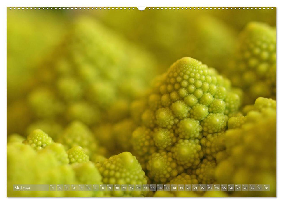 Fruit, vegetables &amp; co - macro photography in the kitchen (CALVENDO wall calendar 2024) 