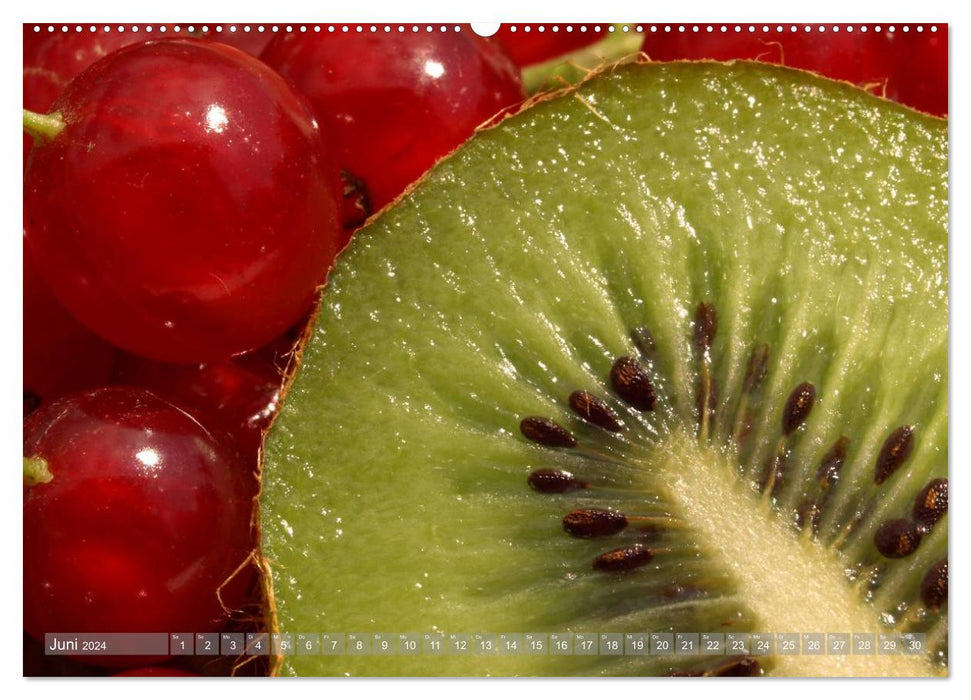 Fruit, vegetables &amp; co - macro photography in the kitchen (CALVENDO wall calendar 2024) 