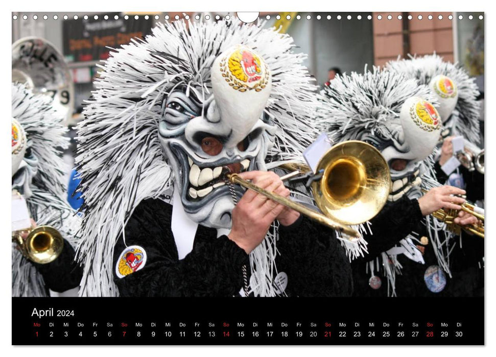Basel carnival - the three beautiful days (CALVENDO wall calendar 2024) 