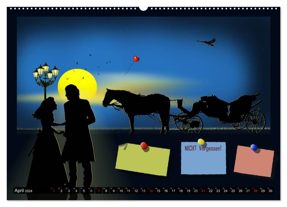 The Romantic from Mausopardia (CALVENDO Premium Wall Calendar 2024) 