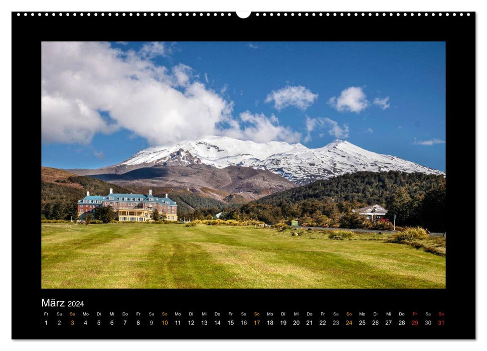 Eine Reise durch Neuseeland (CALVENDO Wandkalender 2024)