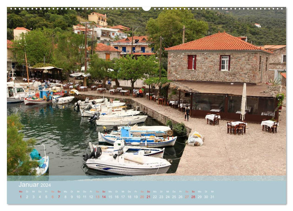 Lesbos - Island impressions (CALVENDO Premium Wall Calendar 2024) 