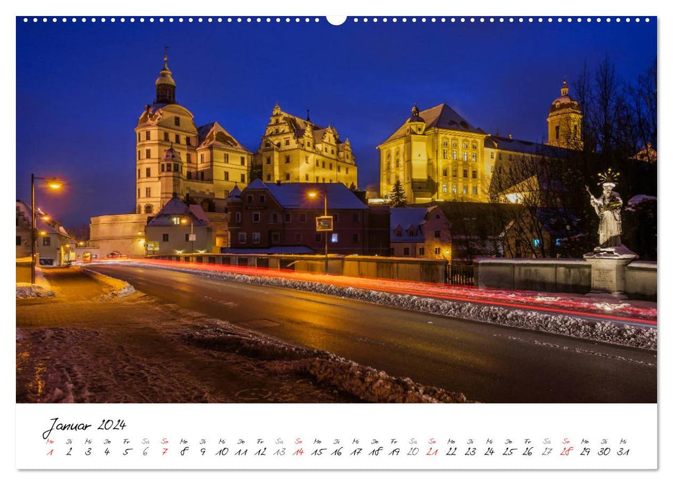 Romantic Neuburg on the Danube (CALVENDO wall calendar 2024) 