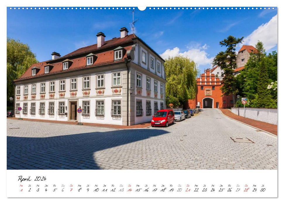 Romantic Neuburg on the Danube (CALVENDO wall calendar 2024) 