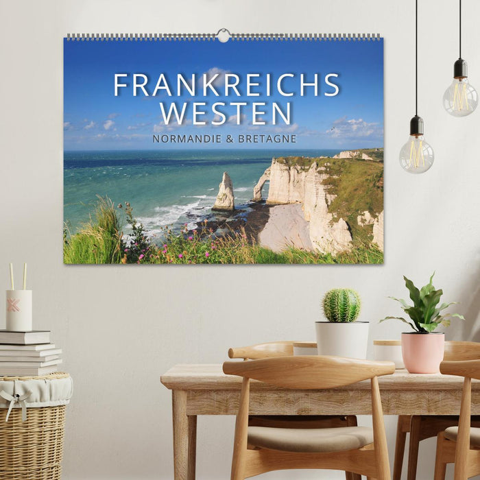 The West of France – Normandy and Brittany (CALVENDO wall calendar 2024) 