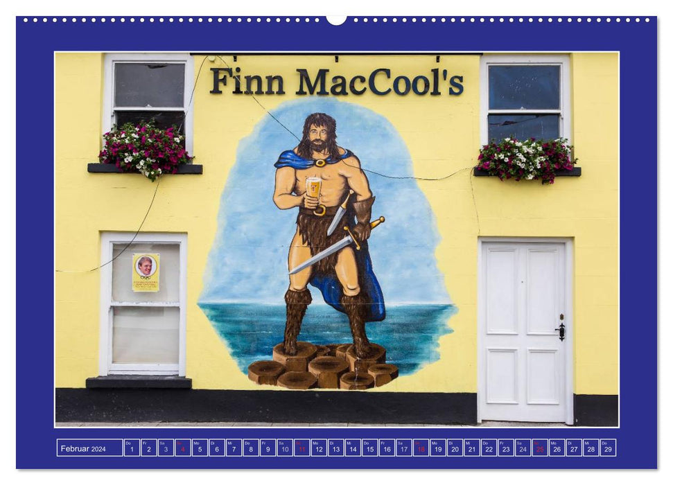 IRELAND - The most beautiful facade paintings (CALVENDO wall calendar 2024) 