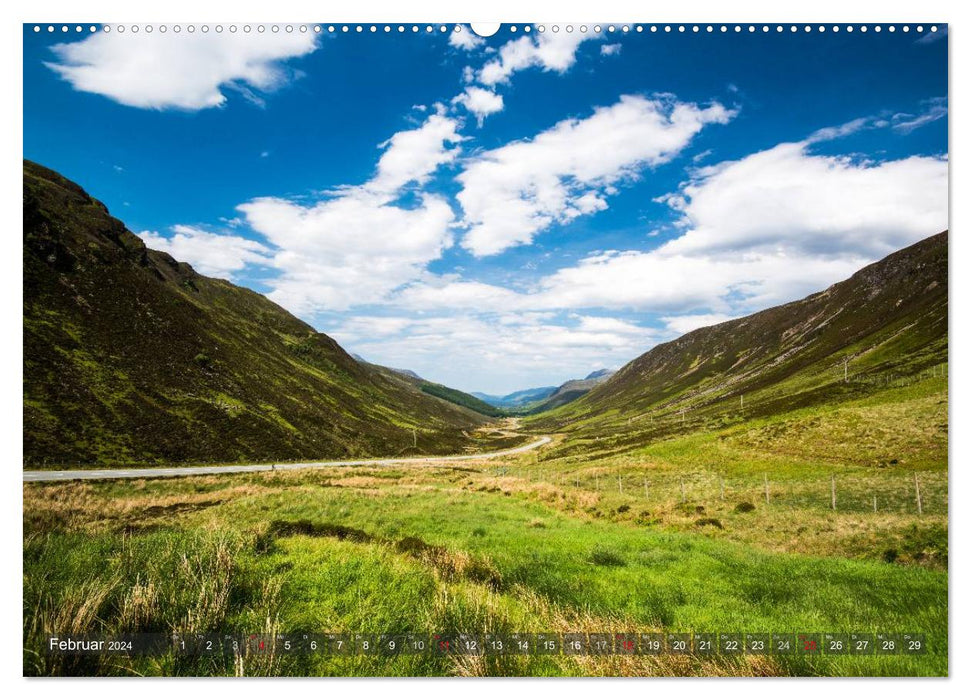 Quer durch Schottland (CALVENDO Wandkalender 2024)