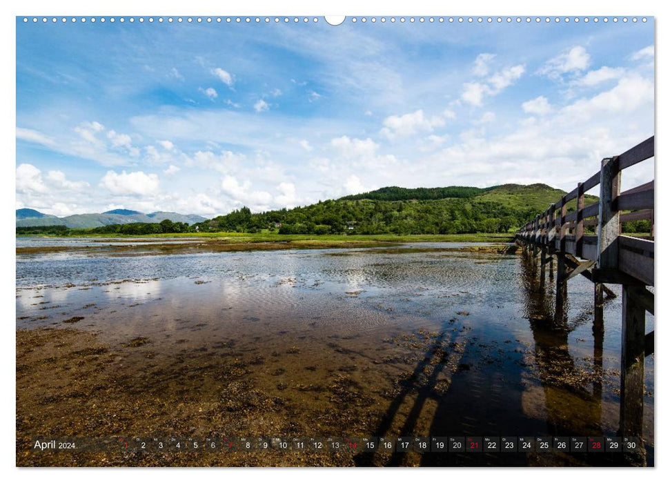 Across Scotland (CALVENDO wall calendar 2024) 