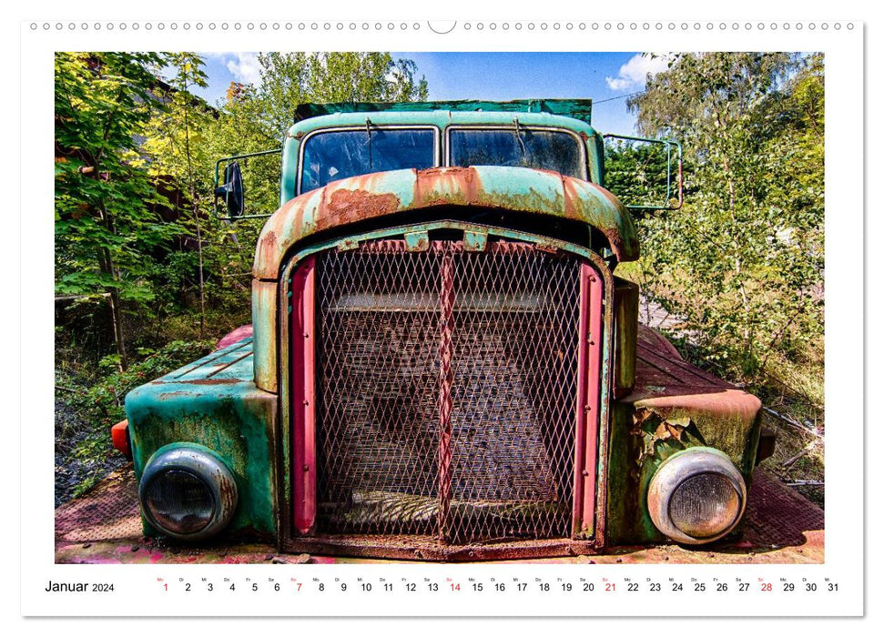 Old and forgotten (CALVENDO wall calendar 2024) 