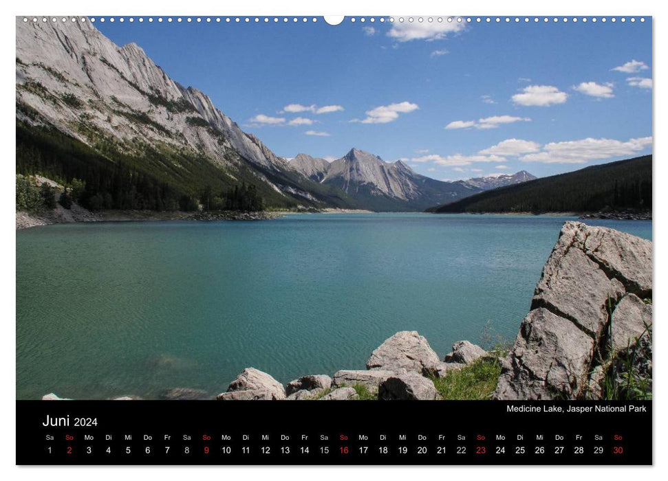 Canada's West 2024 (CALVENDO wall calendar 2024) 