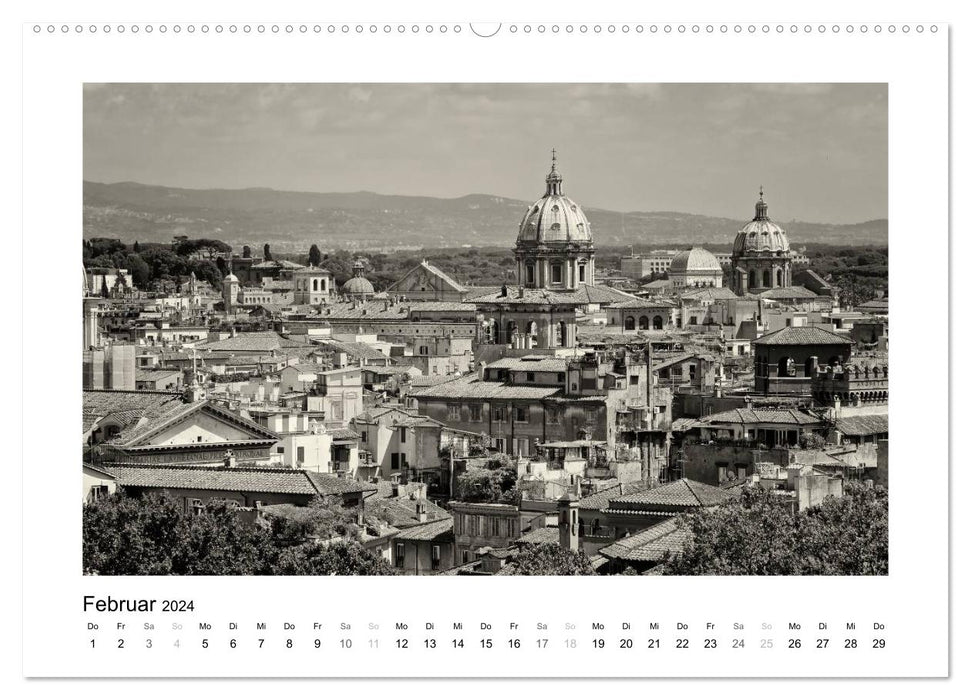 Rom in schwarz - weiss (CALVENDO Wandkalender 2024)