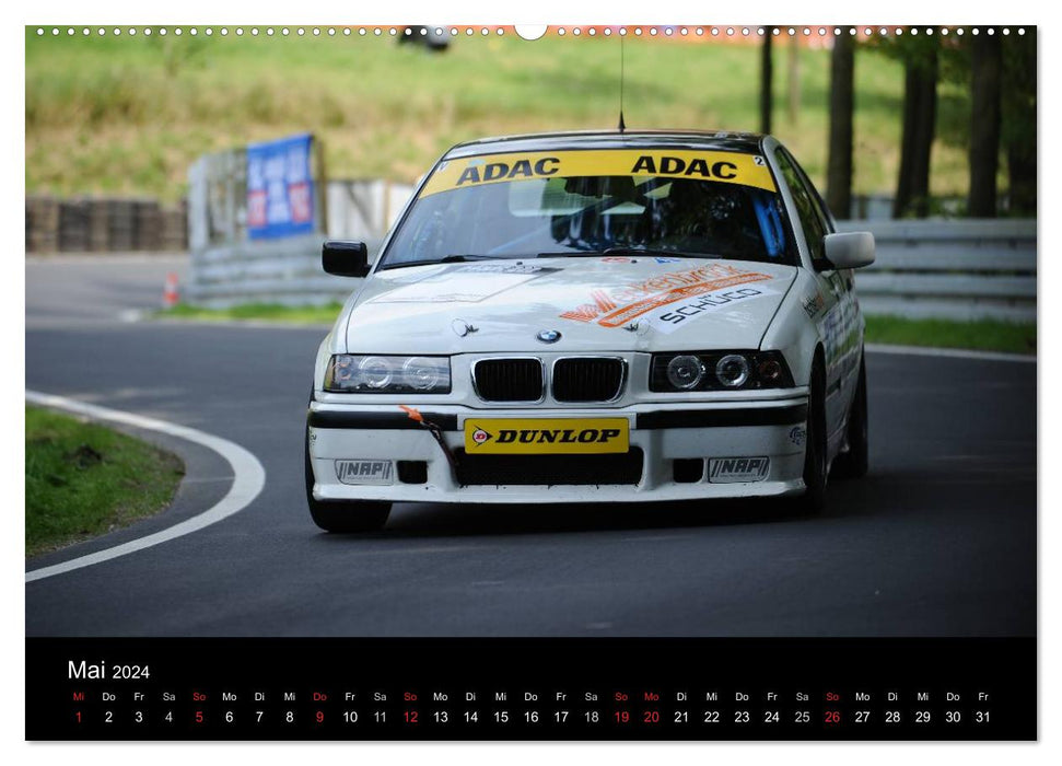 Osnabrück mountain race – racing cars on the mountain (CALVENDO Premium Wall Calendar 2024) 