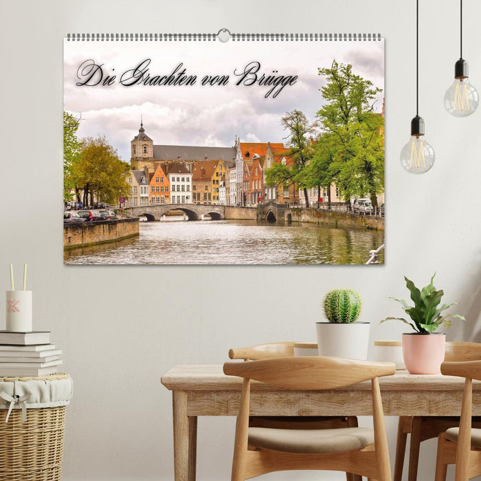 The canals of Bruges (CALVENDO wall calendar 2024) 