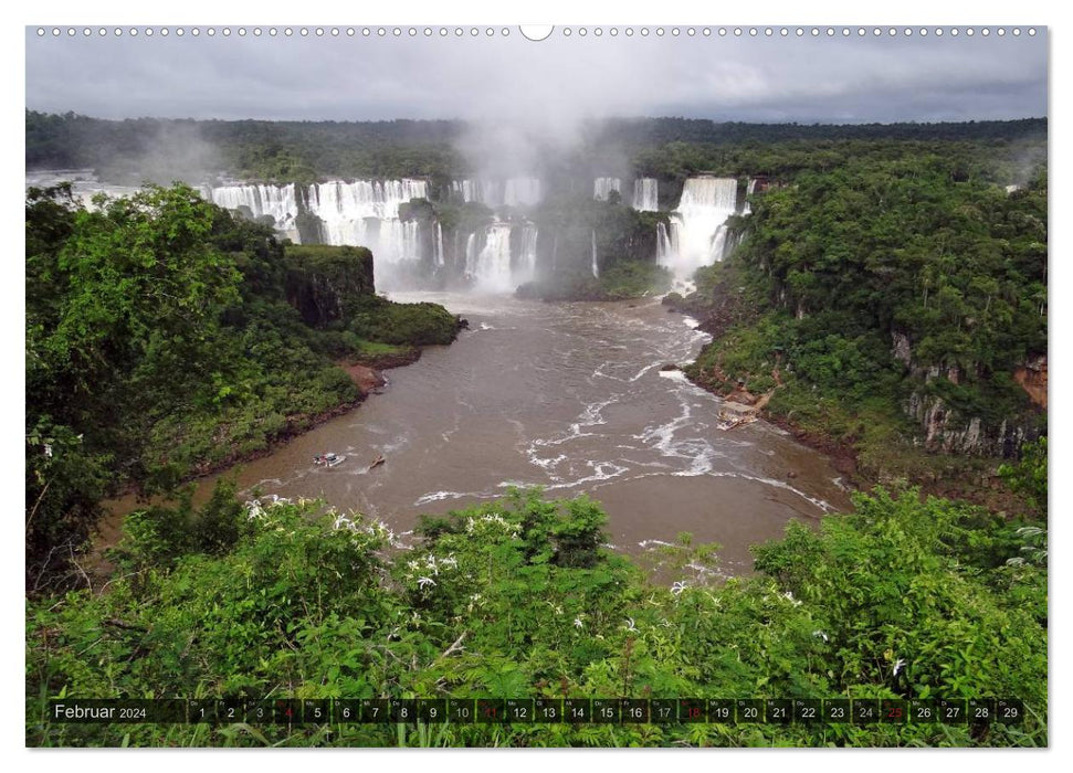 Argentina and Chile - from the rainforest to Tierra del Fuego (CALVENDO wall calendar 2024) 