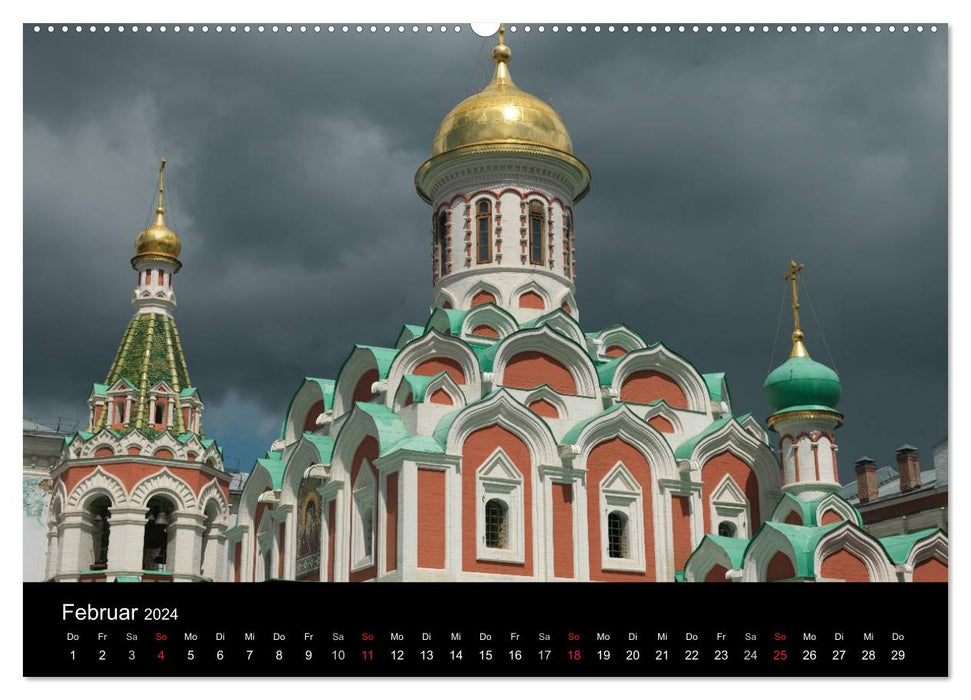 Moskau (CALVENDO Premium Wandkalender 2024)