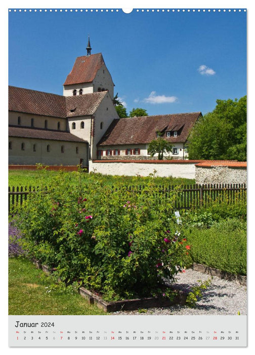 Île de Reichenau - Île aux légumes dans le lac de Constance (Calendrier mural CALVENDO 2024) 