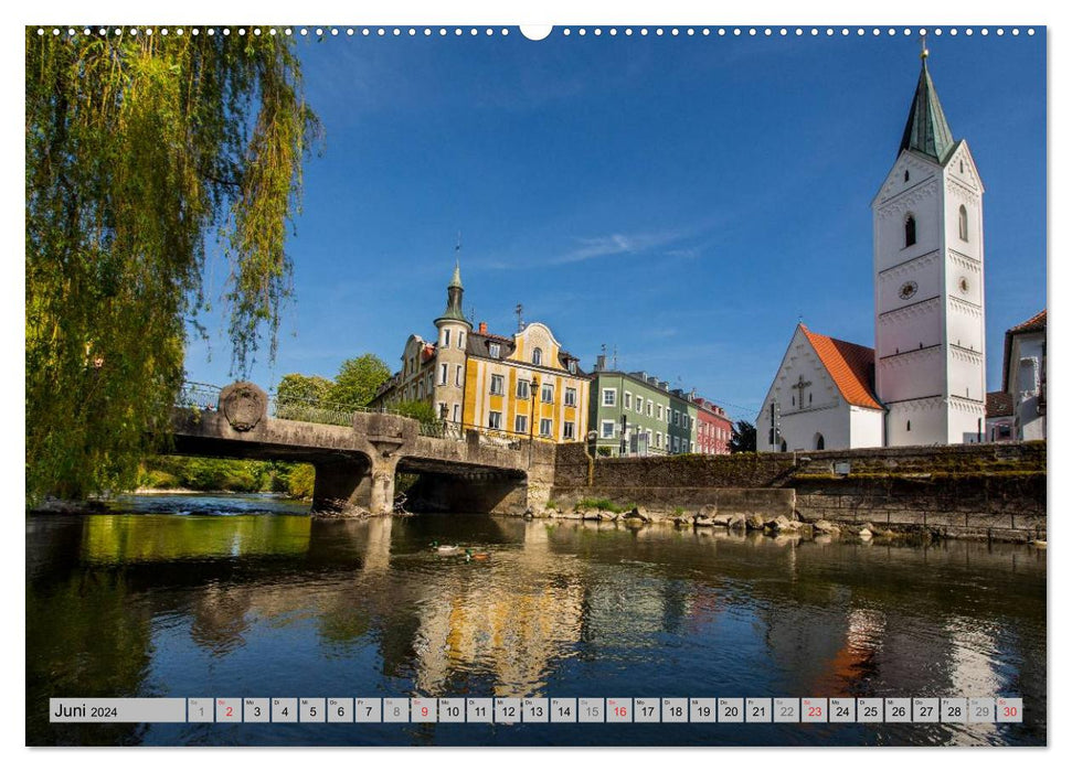 Fürstenfeldbruck and surroundings (CALVENDO wall calendar 2024) 