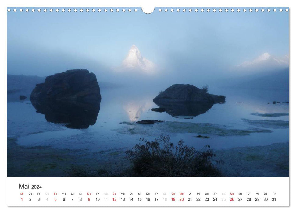 Faszinierende Berge im Licht (CALVENDO Wandkalender 2024)