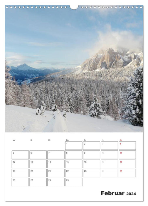 Alta Badia – dream landscape for mountaineers and hikers (CALVENDO wall calendar 2024) 