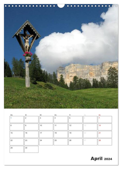Alta Badia – dream landscape for mountaineers and hikers (CALVENDO wall calendar 2024) 