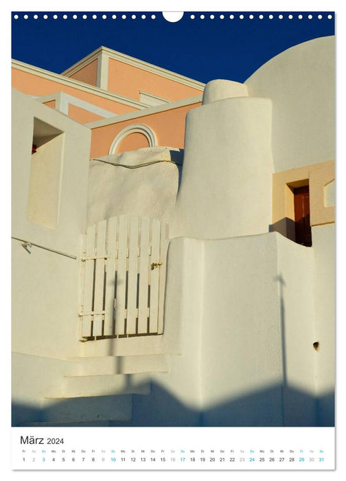 Santorin - Trauminsel Griechenlands (CALVENDO Wandkalender 2024)