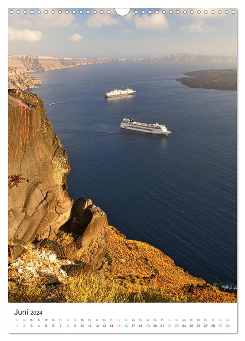 Santorini - dream island of Greece (CALVENDO wall calendar 2024) 