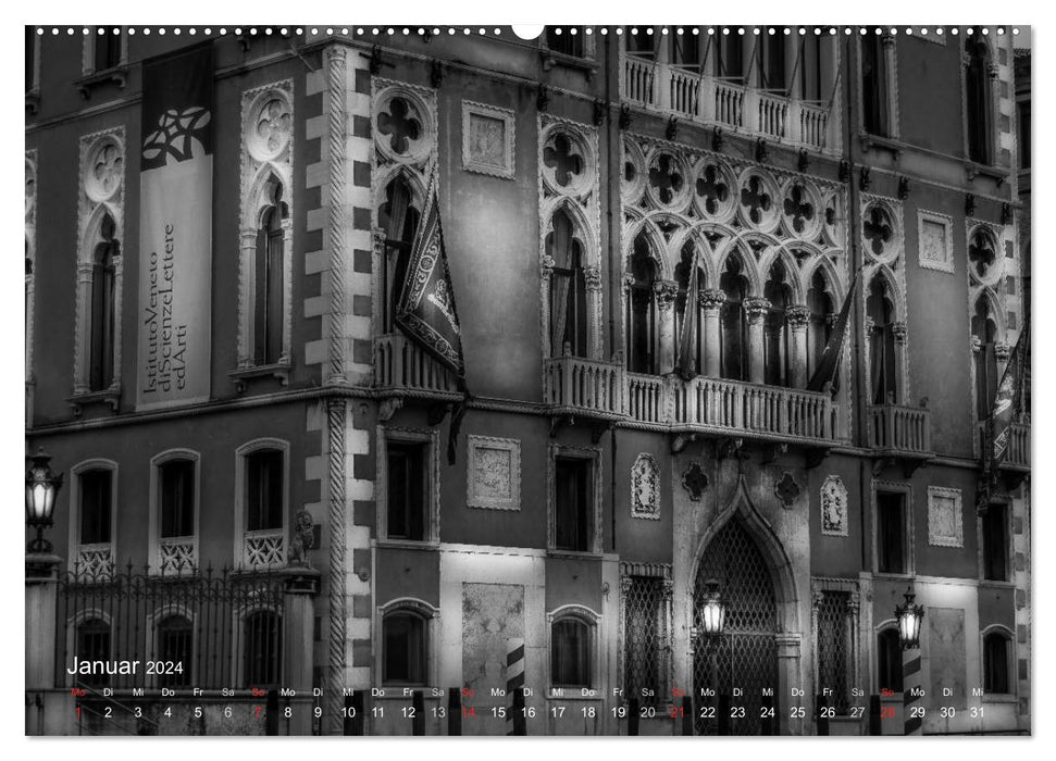Venedig - Licht und Schatten (CALVENDO Premium Wandkalender 2024)